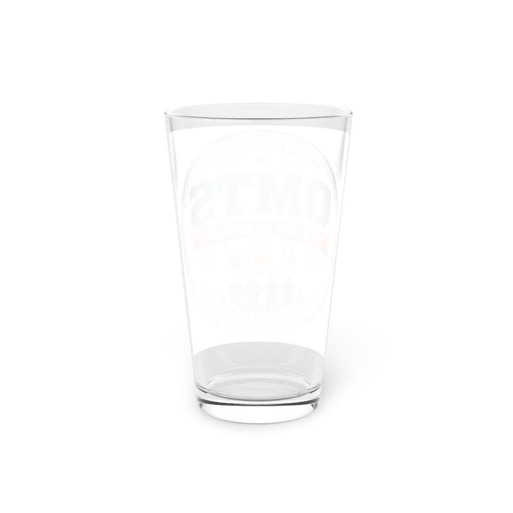 OMTS Pint Glass — "Old Men Talking Sh!t" 16oz Beer Glass, Podcast Fan Gift