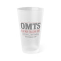 Frosted Pint Glass — 16oz 'OMTS: Old Men Talking Sh!t' Novelty Beer Glass