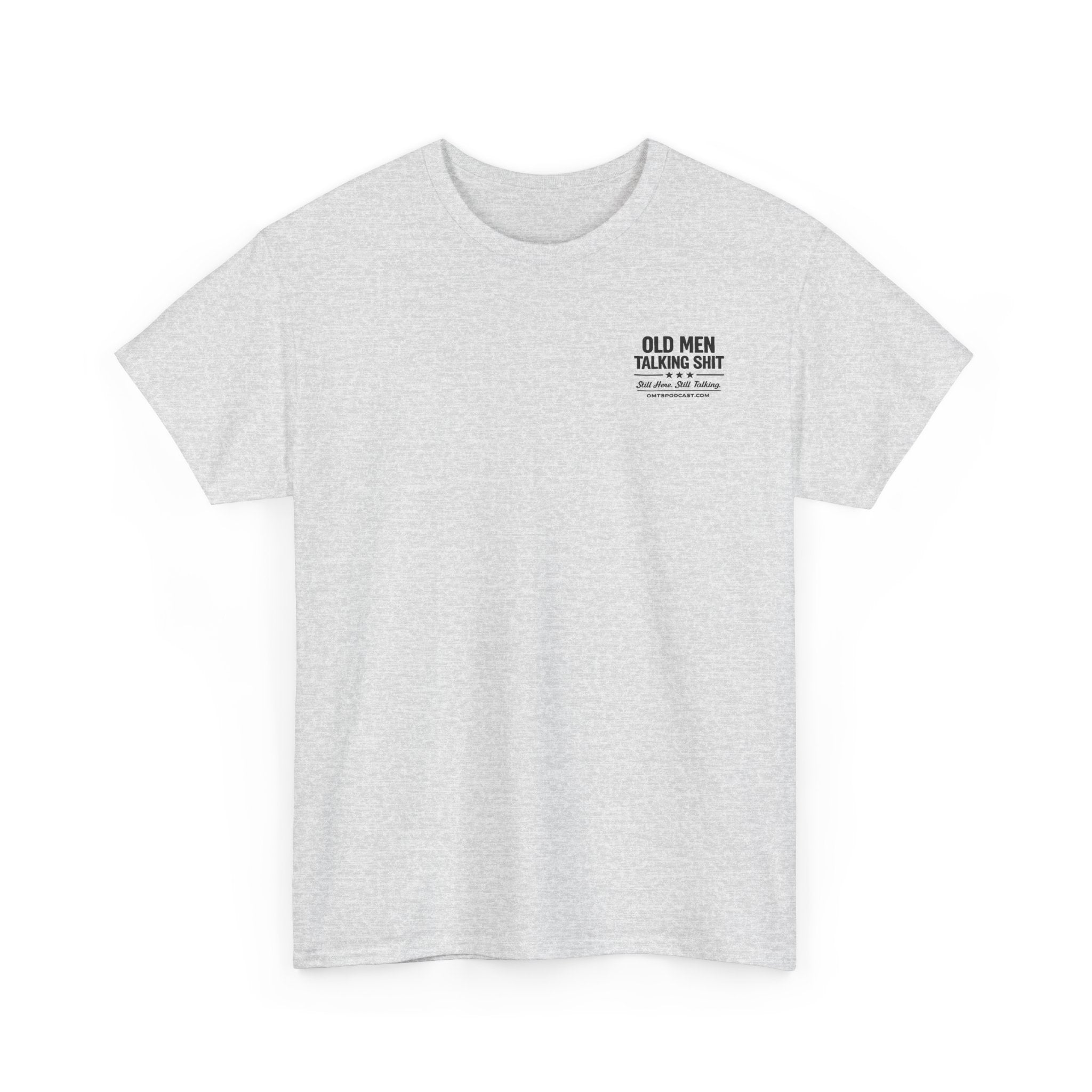 T-Shirt — "Old Men Talking Shit: No Filter No Apologies" Graphic Tee