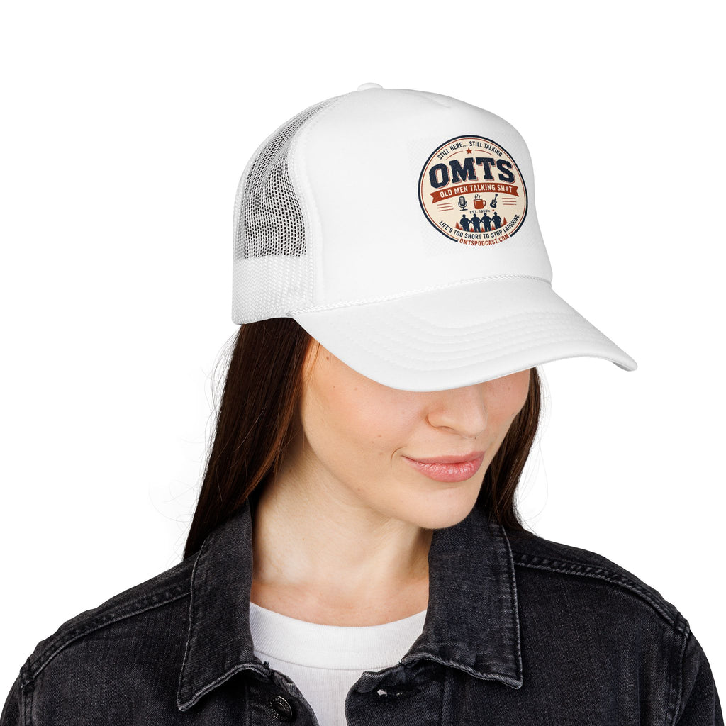 Trucker Hat — OMTS Vintage Campfire Badge Cap