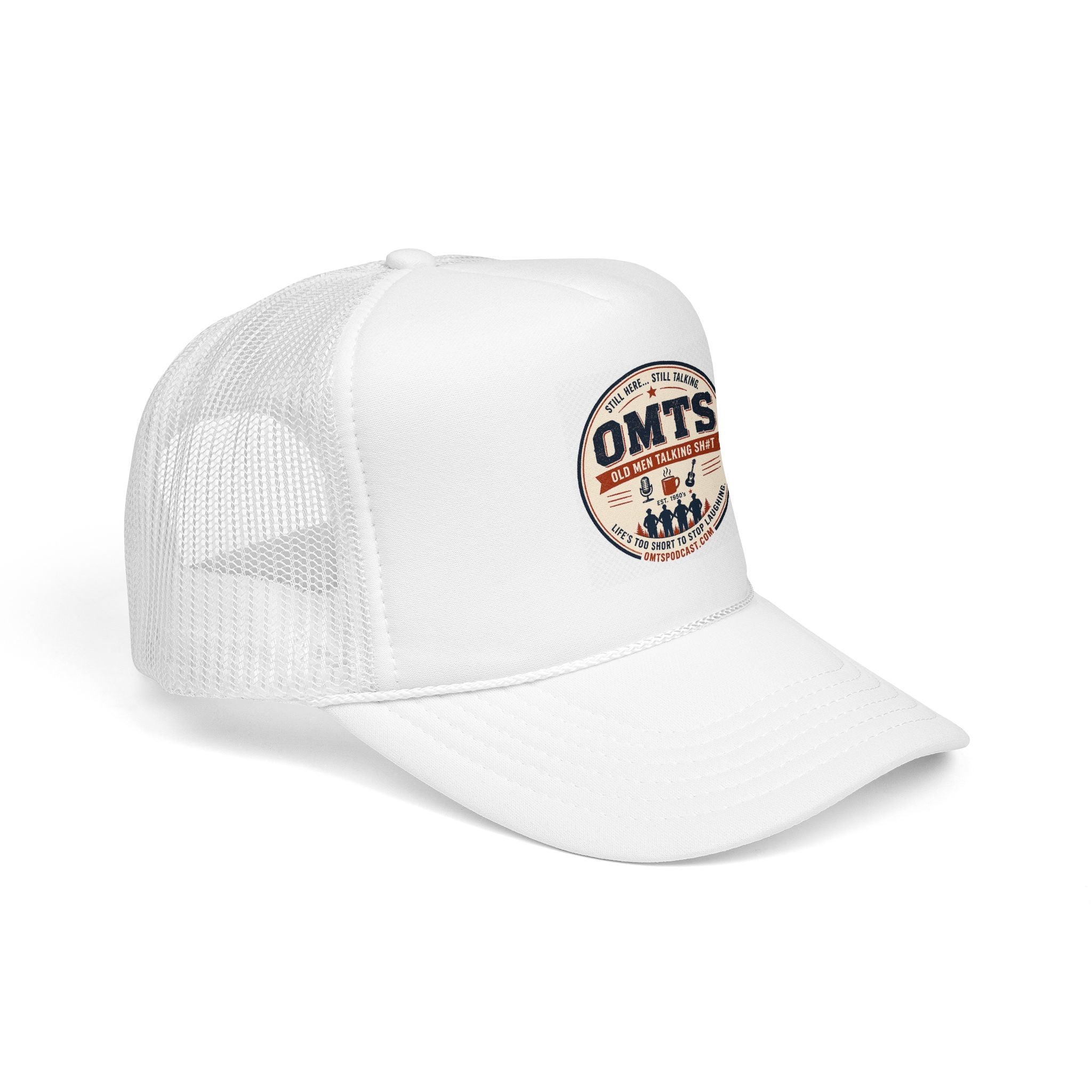 Trucker Hat — OMTS Vintage Campfire Badge Cap