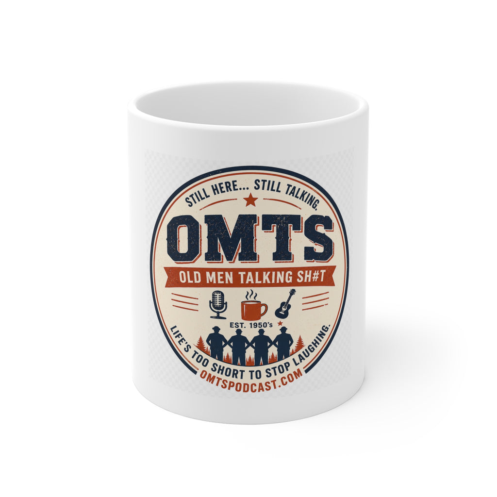 OMTS "Old Men Talking Sh!t" 11oz Coffee Mug — Podcast Fan Gift
