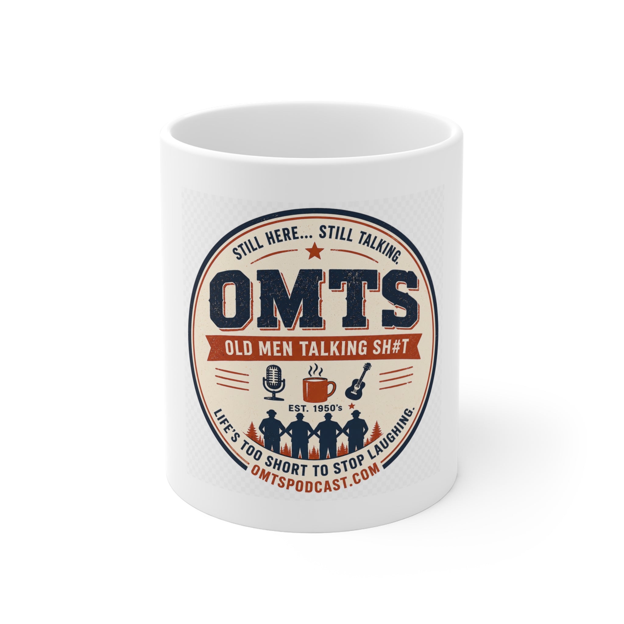 OMTS "Old Men Talking Sh!t" 11oz Coffee Mug — Podcast Fan Gift