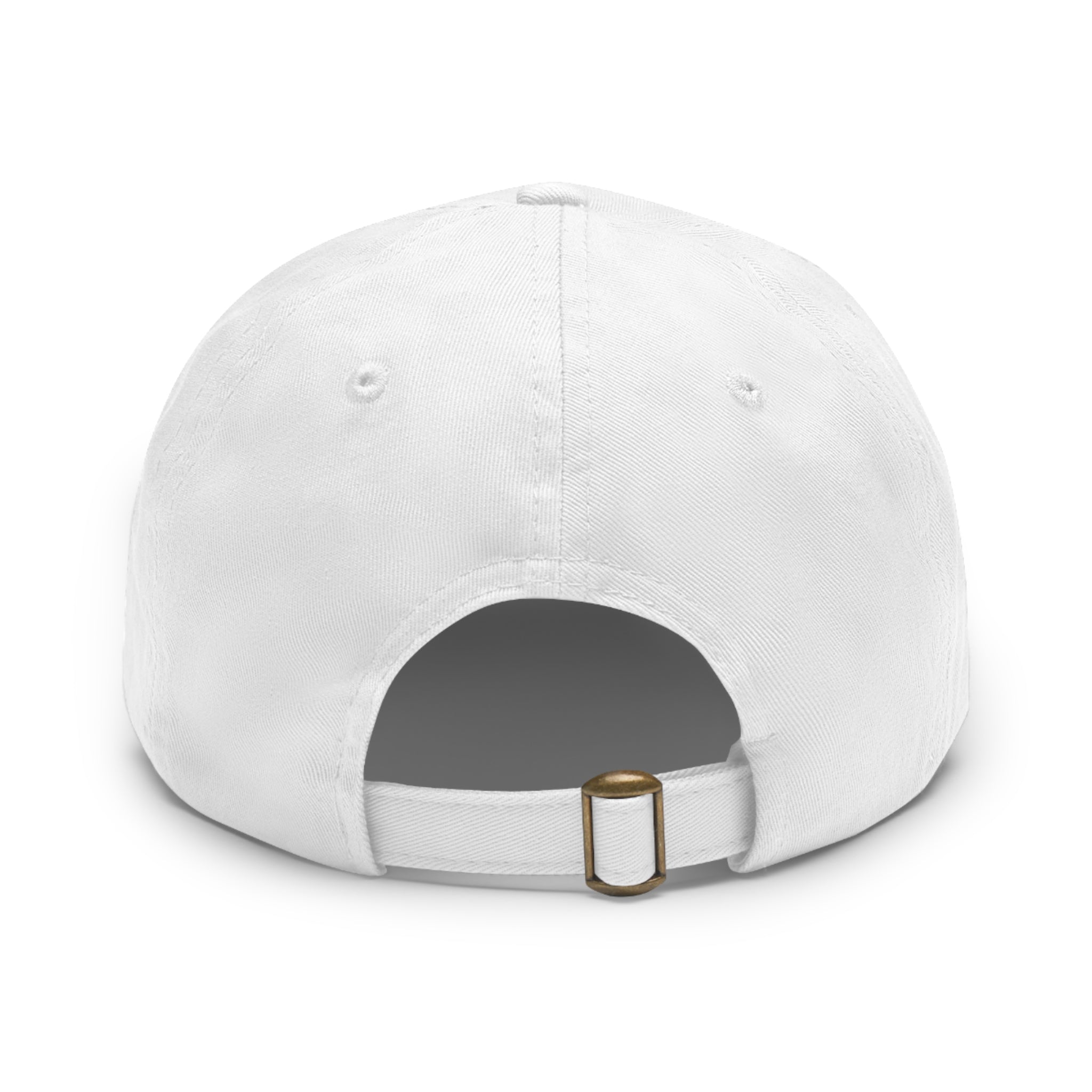 OMTS Leather Patch Dad Hat — Vintage Outdoor Adventure Cap