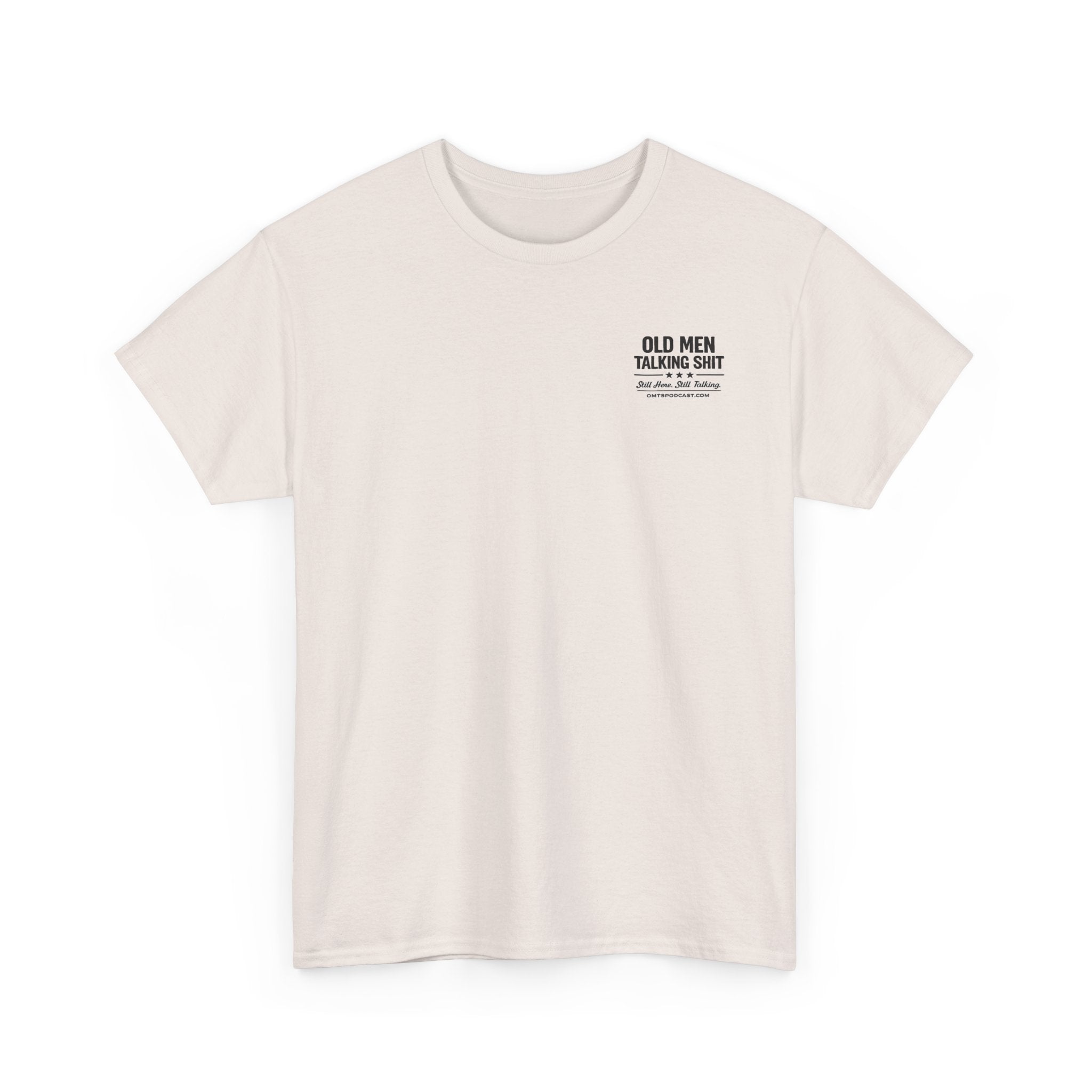 T-Shirt — "Old Men Talking Shit: No Filter No Apologies" Graphic Tee