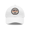 OMTS Leather Patch Dad Hat — Vintage Outdoor Adventure Cap